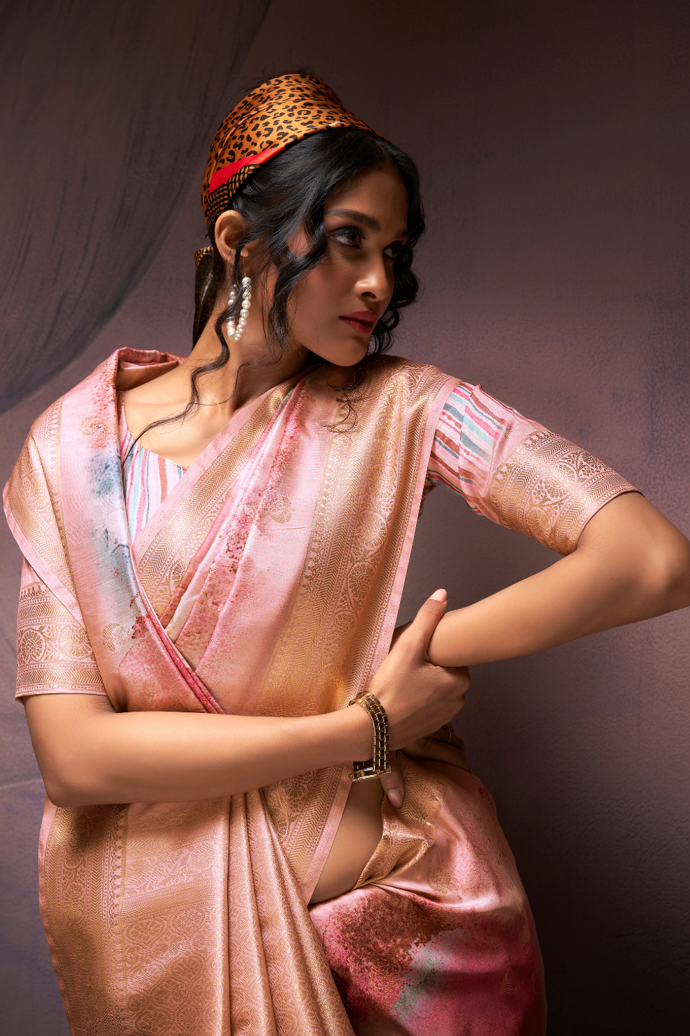 Handloom Harmony Soft Silk Saree with Elegant Weaving - LaVante Fashion