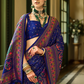 Traditional Banarasi Saree in Poly Viscose Silk with Meenakari Weave