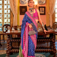 Super Polyester Viscose Silk Saree with Traditional Patola Design - LaVante Fashion