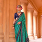 Radiant Super Polyester Viscose Silk Saree with Traditional Patola Design - LaVante Fashion
