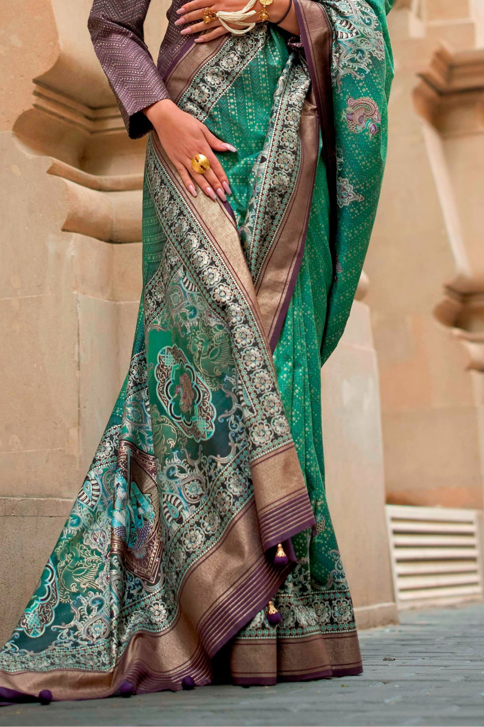 Elegant Shine Super Poly Viscose Silk Saree with Apoxy Finish - LaVante Fashion