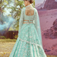 Elegant Organza Lehenga Choli with Sequin Embroidery