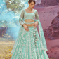 Elegant Organza Lehenga Choli with Sequin Embroidery