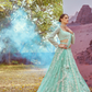 Elegant Organza Lehenga Choli with Sequin Embroidery