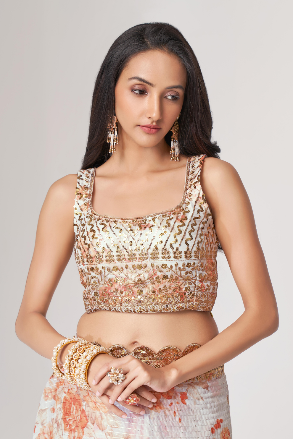 Starlit Softness Lightweight Organza with Statement Appeal