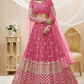 Designer Georgette Lehenga and Soft Net Dupatta Ensemble