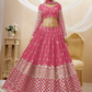 Designer Georgette Lehenga and Soft Net Dupatta Ensemble