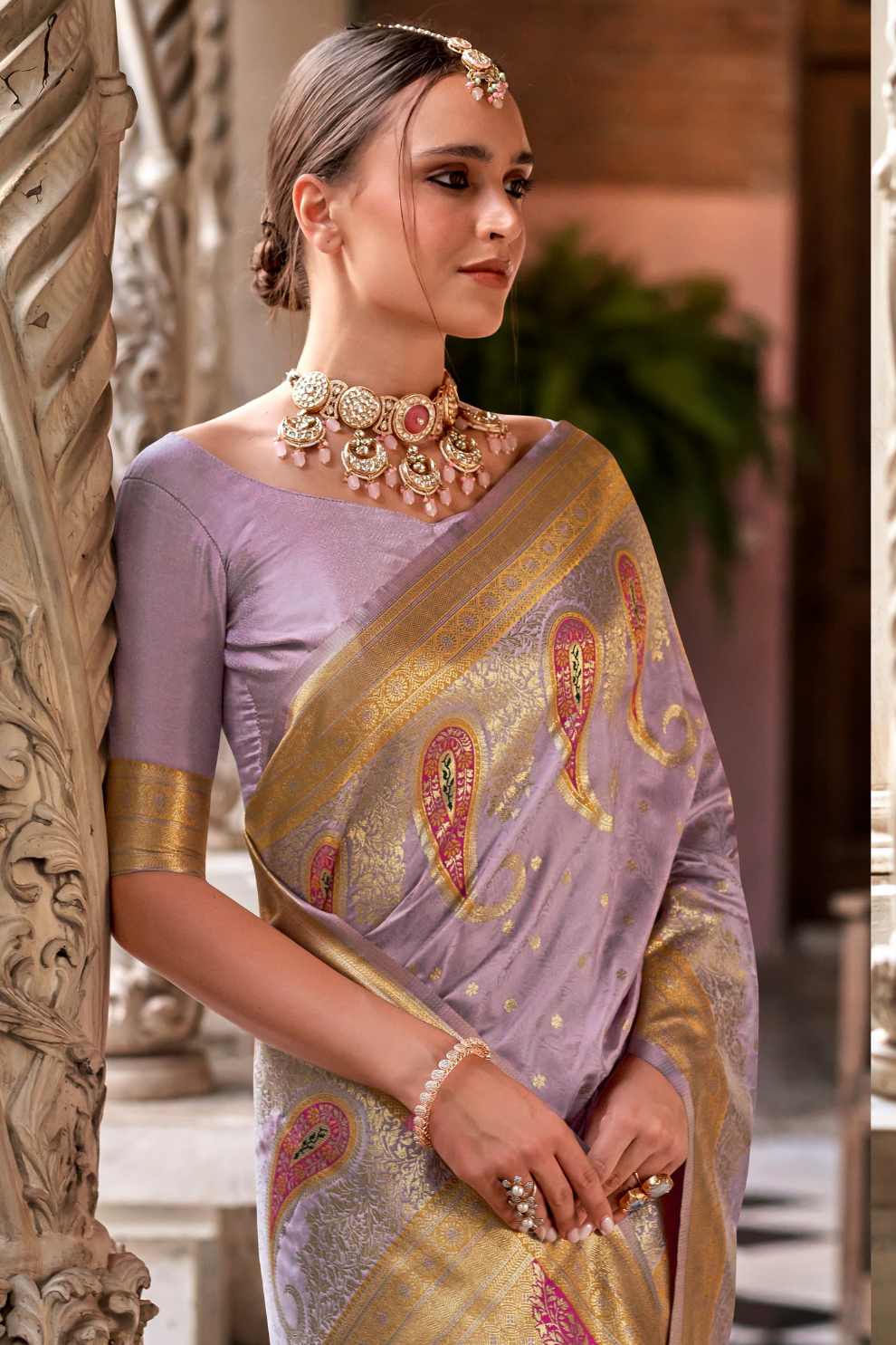 Soft Silk Saree with Graceful Drape and Lustrous Finish - LaVante Fashion