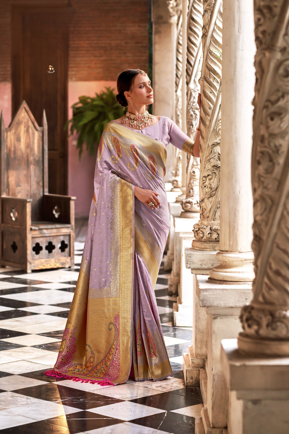 Soft Silk Saree with Graceful Drape and Lustrous Finish - LaVante Fashion
