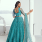 Graceful Net Lehenga Choli with Intricate Embroidery for Engagement Wear