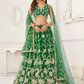 Trendy Butterfly Net Lehenga Choli with Intricate Thread & Sequin Work