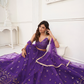 Trendy Butterfly Net Lehenga Choli with Intricate Thread & Sequin Work