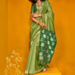 Tussar Handloom Weaving Silk Saree with Natural Finish Elegance