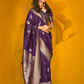Carnival Designer Handloom Silk Saree with Weaving Touch