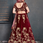 Bridal Silk Lehenga Choli Featuring Detailed Embroidered Design