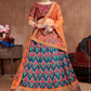 Luxurious Embroidered Mulberry Silk Bridal Lehenga Choli with Dupatta