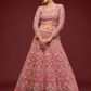 Trendy Net Dori Embroidered Lehenga Choli for Wedding