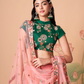 Exquisite Mirror Work Lehenga with Thread, Zari, Dori & Sequins Embroidery