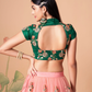 Exquisite Mirror Work Lehenga with Thread, Zari, Dori & Sequins Embroidery