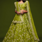Thread Embroidered Silk Wedding Wear Lehenga Choli