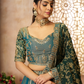 Luxurious Tissue Lehenga Adorned with Banarasi Patches and Zari Craftsmanship