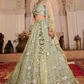 Glamorous Tissue Lehenga Choli & Dupatta with Intricate Sequins Work