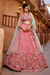 Elegant Tissue Sequin Embroidered Semi-Stitched Lehenga Choli with Dupatta