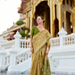 Tissue Silk Saree with Zari Booti and Elegant Sheen - LaVante Fashion