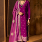 Bamberg Silk Salwar Suit with Elegant Eid Embroidery Design