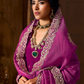 Bamberg Silk Salwar Suit with Elegant Eid Embroidery Design