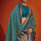 Designer Viscose Woven Saree and Digital Print Blouse