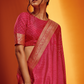 Viscose Woven Digitally Printed Saree with Elegant Blouse