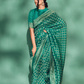 Classic Viscose Woven Solid Saree with Matching Blouse