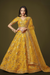 Traditional Slub Silk Lehenga Choli with Sequin Detailing
