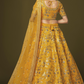 Traditional Slub Silk Lehenga Choli with Sequin Detailing