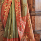 Traditional Patola Silk Saree with Intricate Weaving