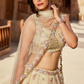 Designer Tissue Lehenga Choli & Dupatta Featuring Sequins Work
