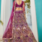 Designer Net Lehenga Choli with Coding and Zarkan Embroidery