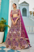 Designer Net Lehenga Choli with Coding and Zarkan Embroidery