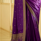 Pure Satin Handwoven Saree with Rich Zari Weaving - LaVante Fashion