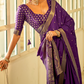 Pure Satin Handwoven Saree with Rich Zari Weaving - LaVante Fashion