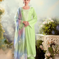Silk Lilac Party Wear Straight Salwar Suit with Embroidery Work