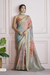 Pure Handloom Khadi Silk Saree with Elegant Digital Print - LaVante Fashion