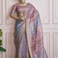 Pure Handloom Khadi Silk Saree with Elegant Digital Print - LaVante Fashion