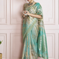 Pure Handloom Khadi Silk Saree with Elegant Digital Print - LaVante Fashion