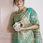 Pure Handloom Khadi Silk Saree with Elegant Digital Print - LaVante Fashion