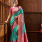 Pure Weaving Silk with Zari Woven Butta & Contrast - LaVante Fashion