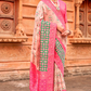 Banarasi P.V. Silk Saree with Elegant Patola Weaving Design - LaVante Fashion