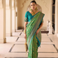 Banarasi P.V. Silk Saree with Exclusive Kanchipuram Weaving Design - LaVante Fashion