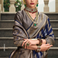 Banarasi P.V. Silk Saree with Exclusive Weaving Jaal Design - LaVante Fashion